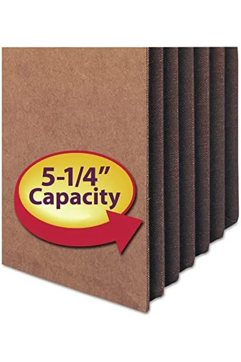 TUFF® Dosya Cebi, Düz Kesim Tab, 5-1/4" Genişletme, Mektup Boyutu