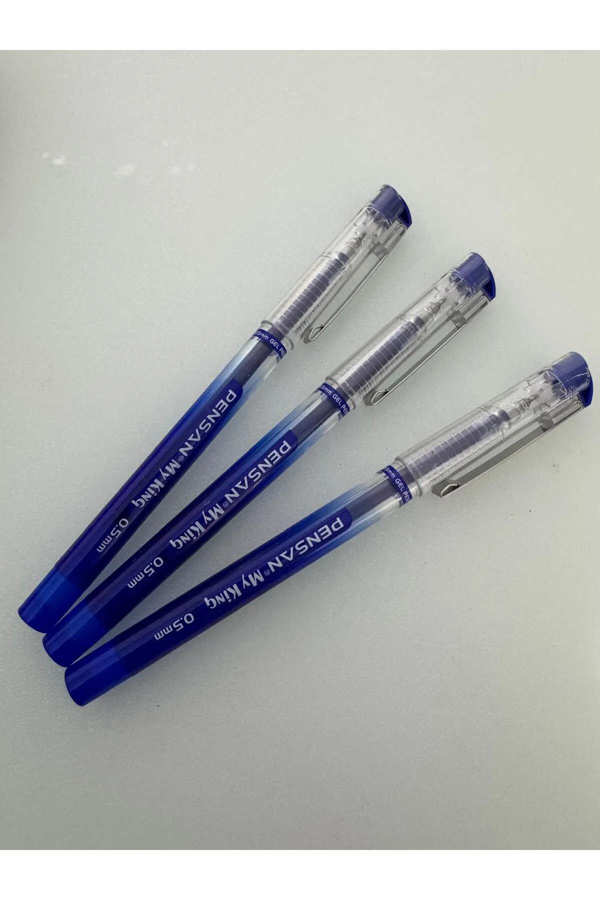 Tükenmez Kalem My King Jel Metal Klips 0.5 MM MAVİ (3 ADET)