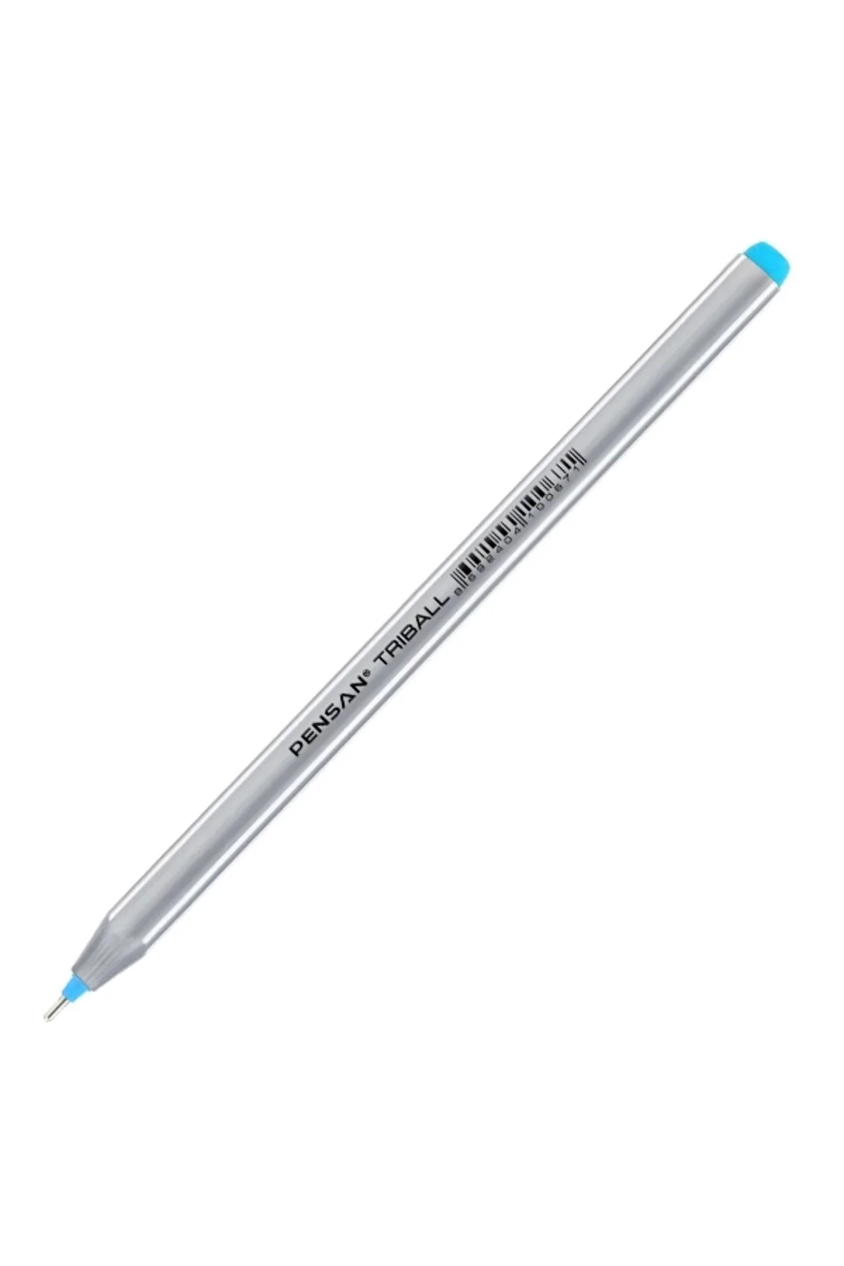 Tükenmez Kalem Triball 1.0 Mm Bilye Uç Turkuaz 12 Li 1003 - 12'li Paket