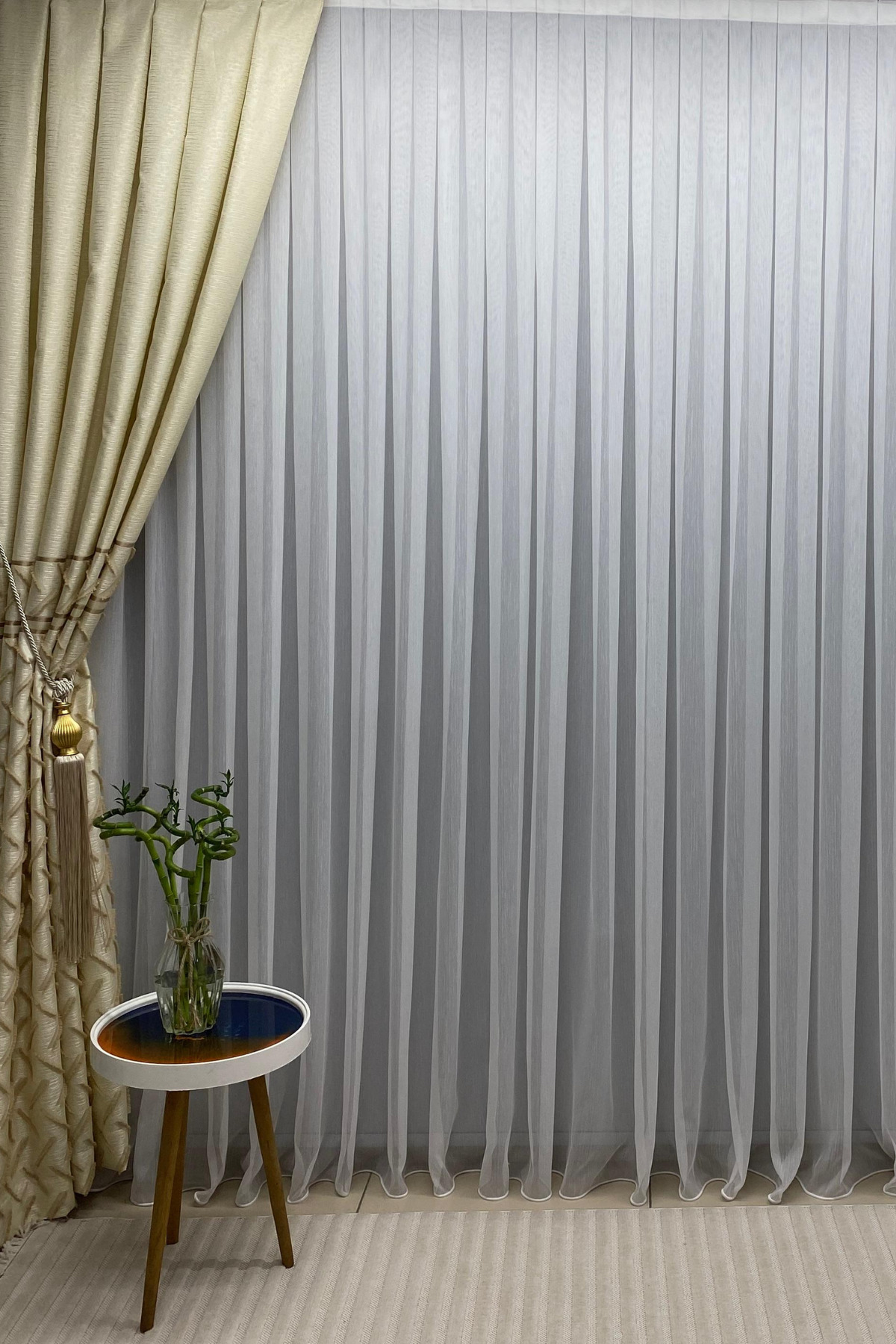 Özgün Home Tül Perde Ekru