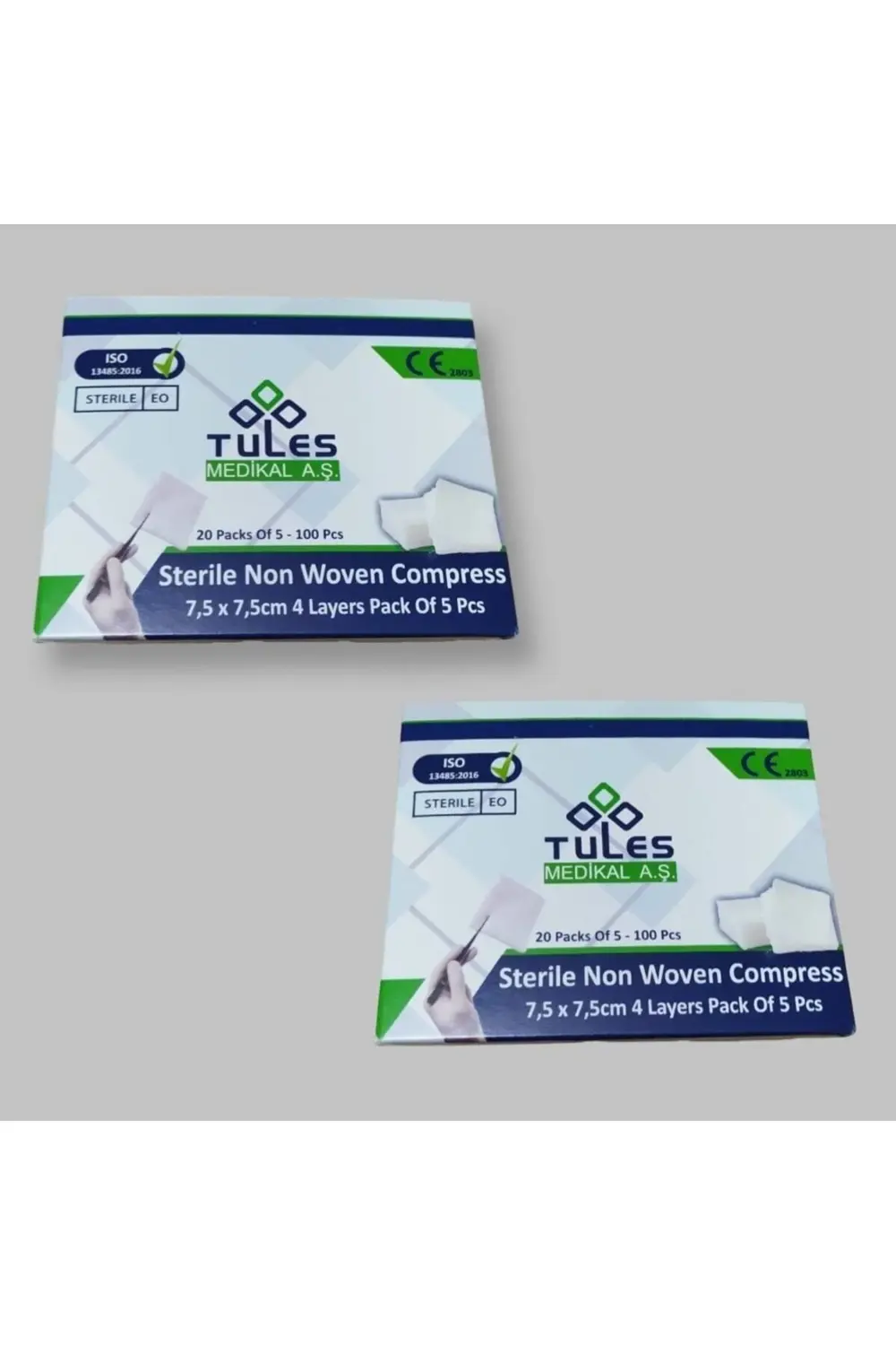 Tules Steril Spanç 100’lü 4 Kutu 400 Adet