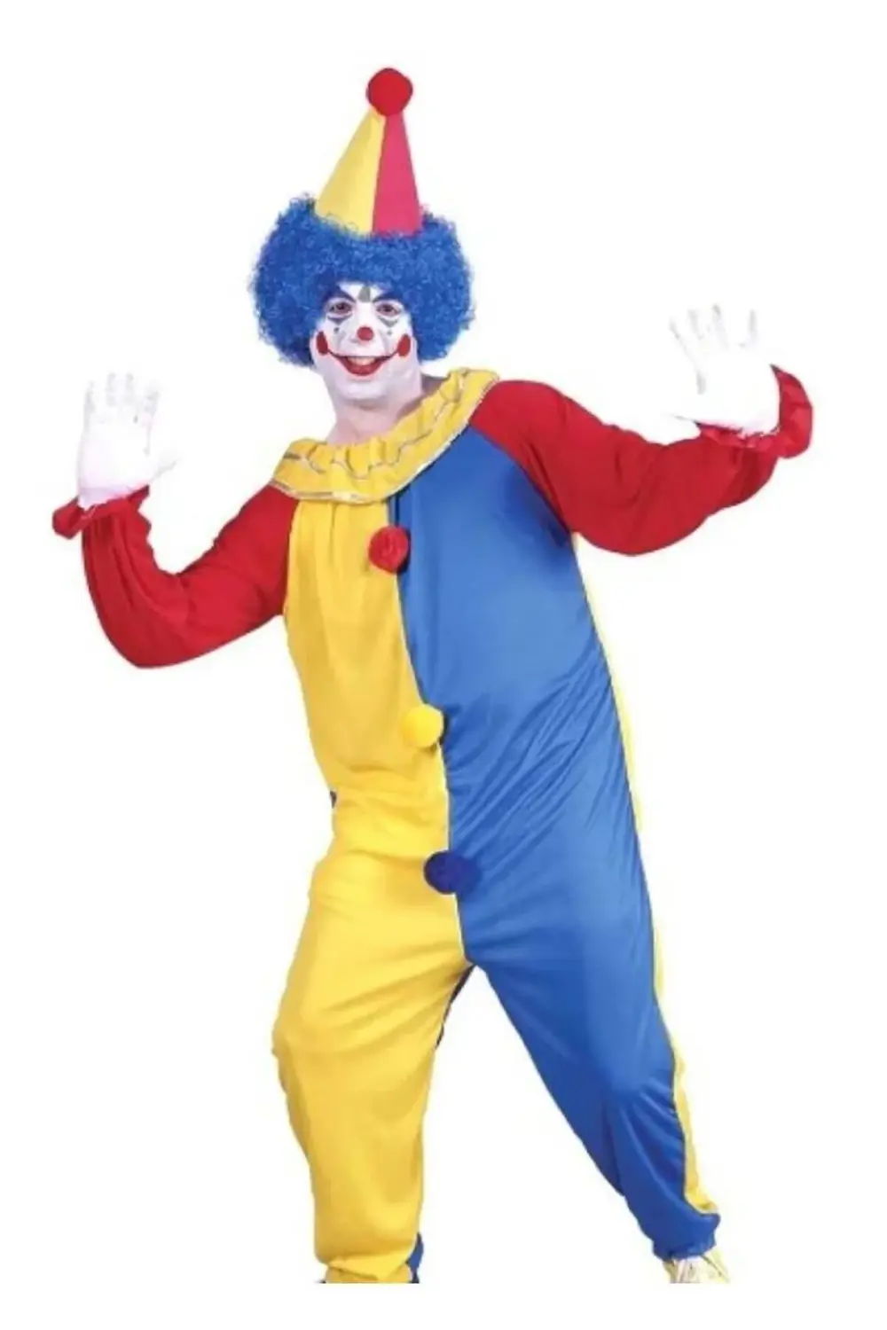 TULUM PALYAÇO KOSTÜMÜ YETİŞKİN BAY UYUMLU