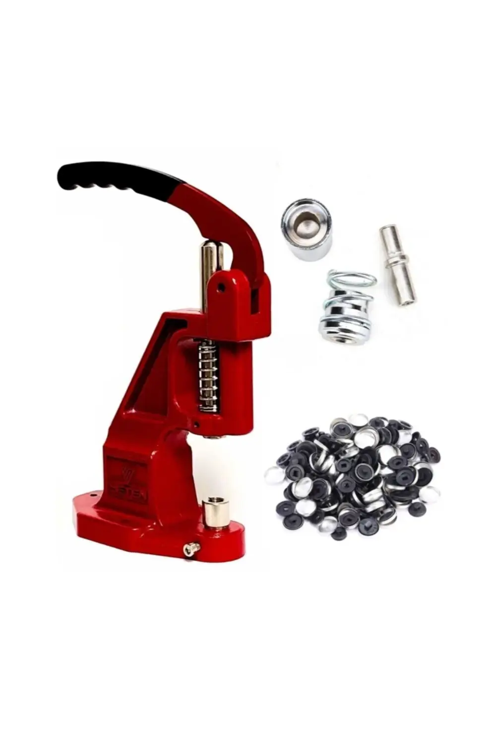 Tulumba El Presi Ve Kumaş Kaplama Düğme Yapım Seti - (32 Boy) 100