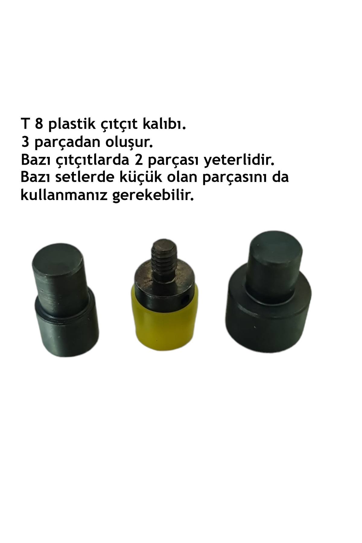 Tuhafiyecimiz Tulumba Pres Ve Plastik Çitçit Seti. (14Mm Plastik T8 Çitçit Seti