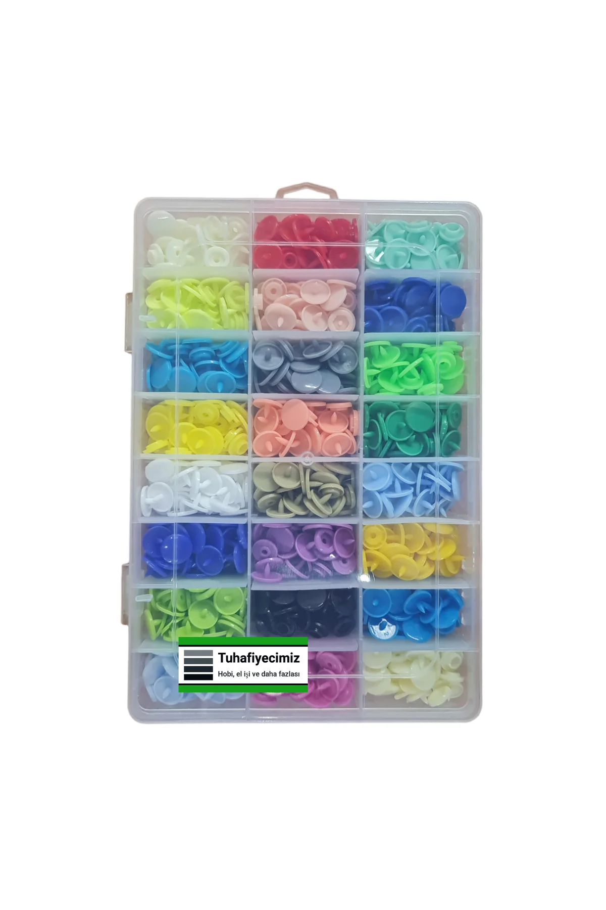 Tulumba Pres ve Plastik Çıtçıt Seti. (14mm Plastik T8 Çıtçıt Seti