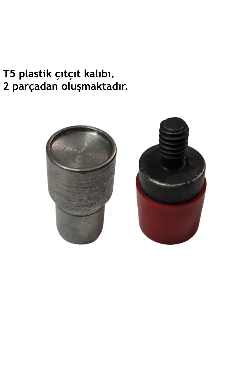 Tulumba Pres ve Plastik Çıtçıt Seti. (12mm Plastik T5 Çıtçıt Seti