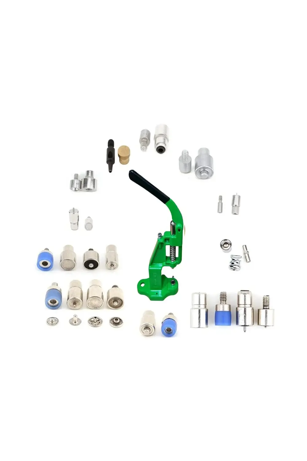 Tuhafiyecimiz Tulumba Presi (Yeşil) Kuş Gözü Çıt Çıt Rivet Çakma Düğme Kaplama