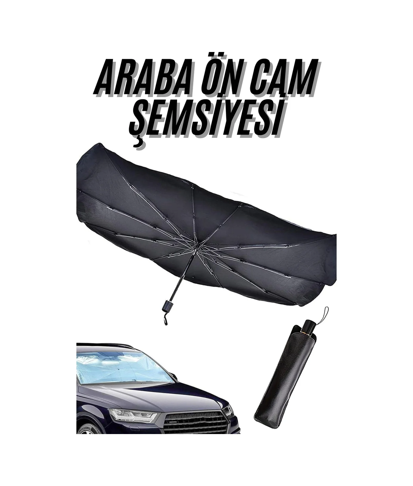 Tüm Araçlar İçin Şemsiye Güneşlik Ön Cama Uygun Özel Kaplama