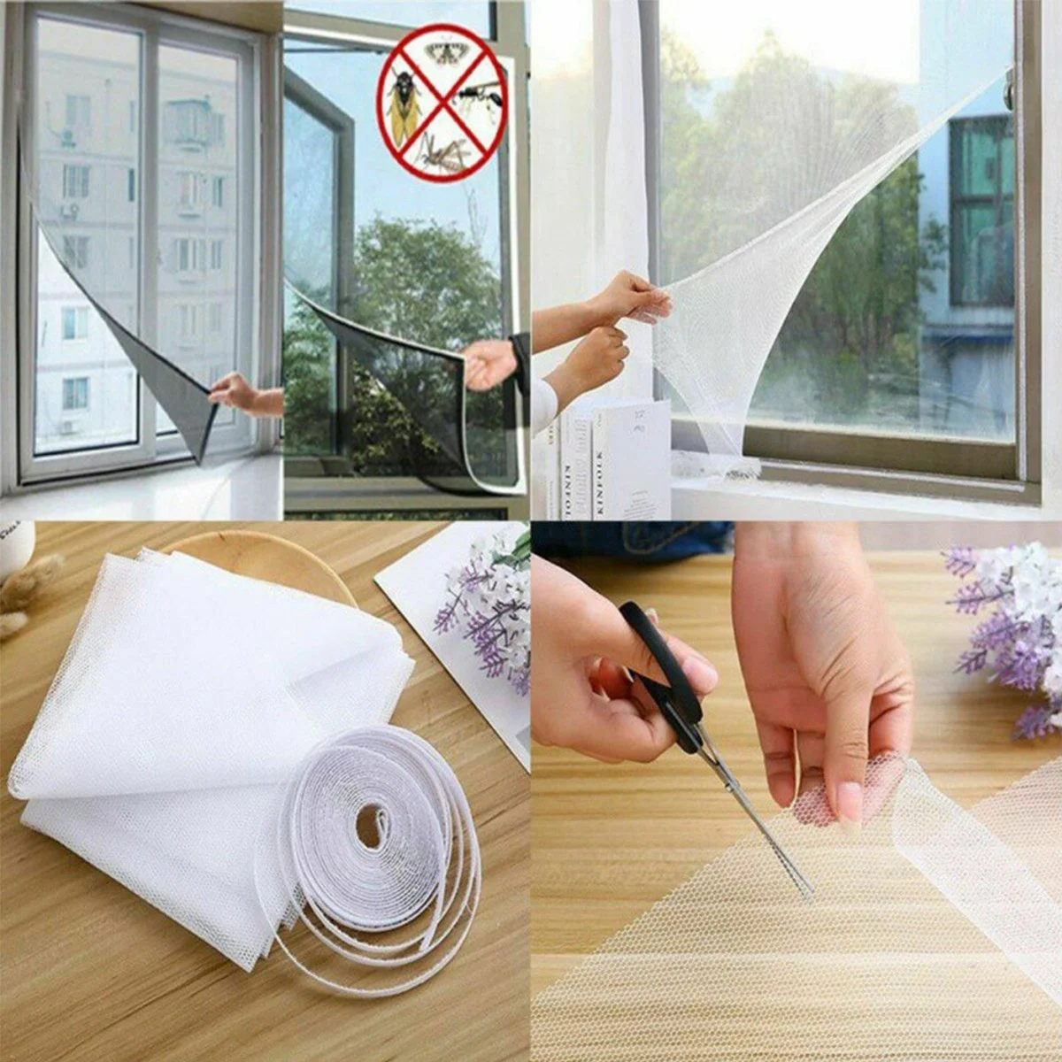 Tüm Cam Pencere Kapılara Uyumlu Çift Kanat Pencere Sinekliği Bx40 Fiyatı, Yorumları ve Özellikleri