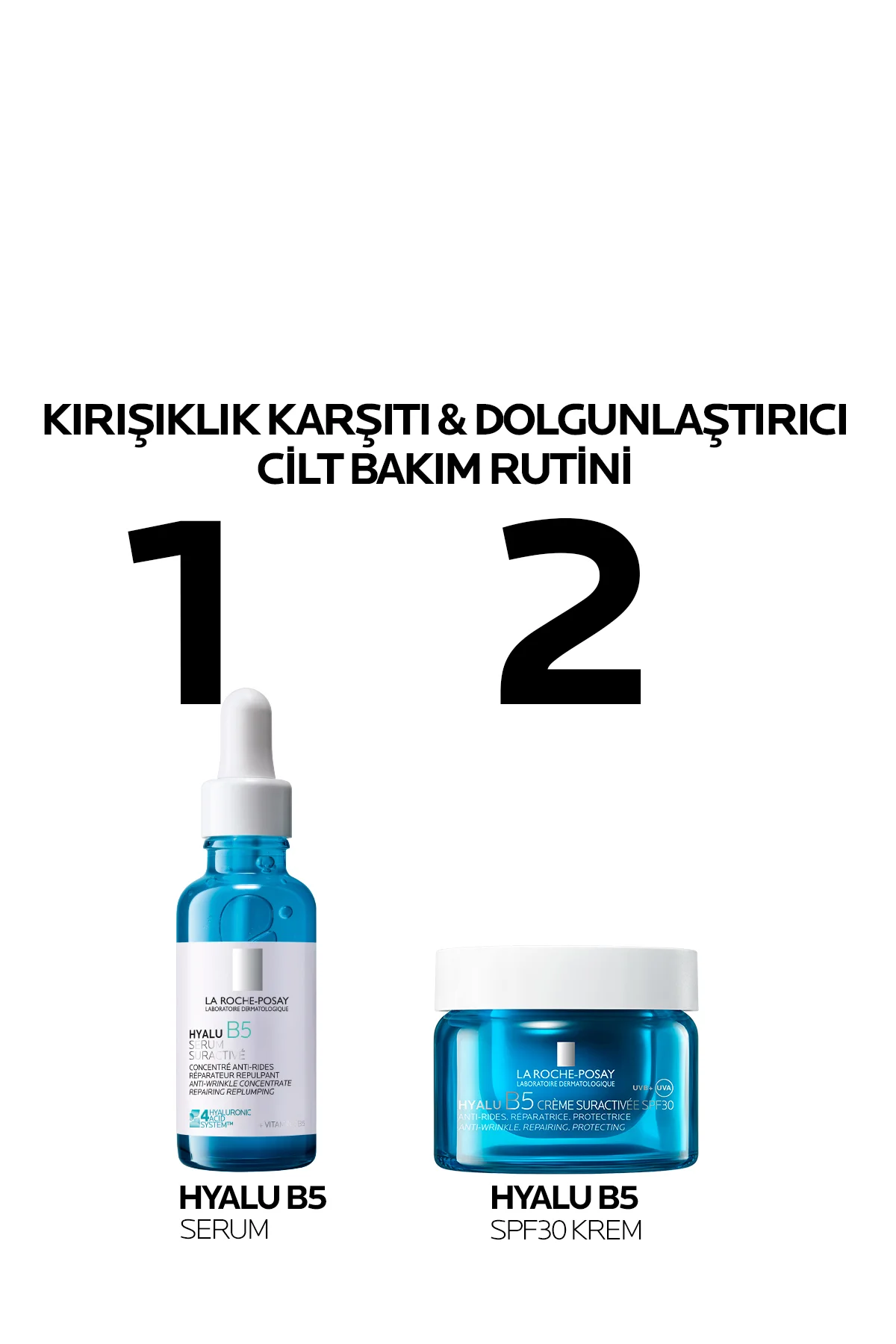 Tüm Cilt Tipleri İçin Kırışıklık Karşıtı & Dolgunlaştırıcı SPF30 