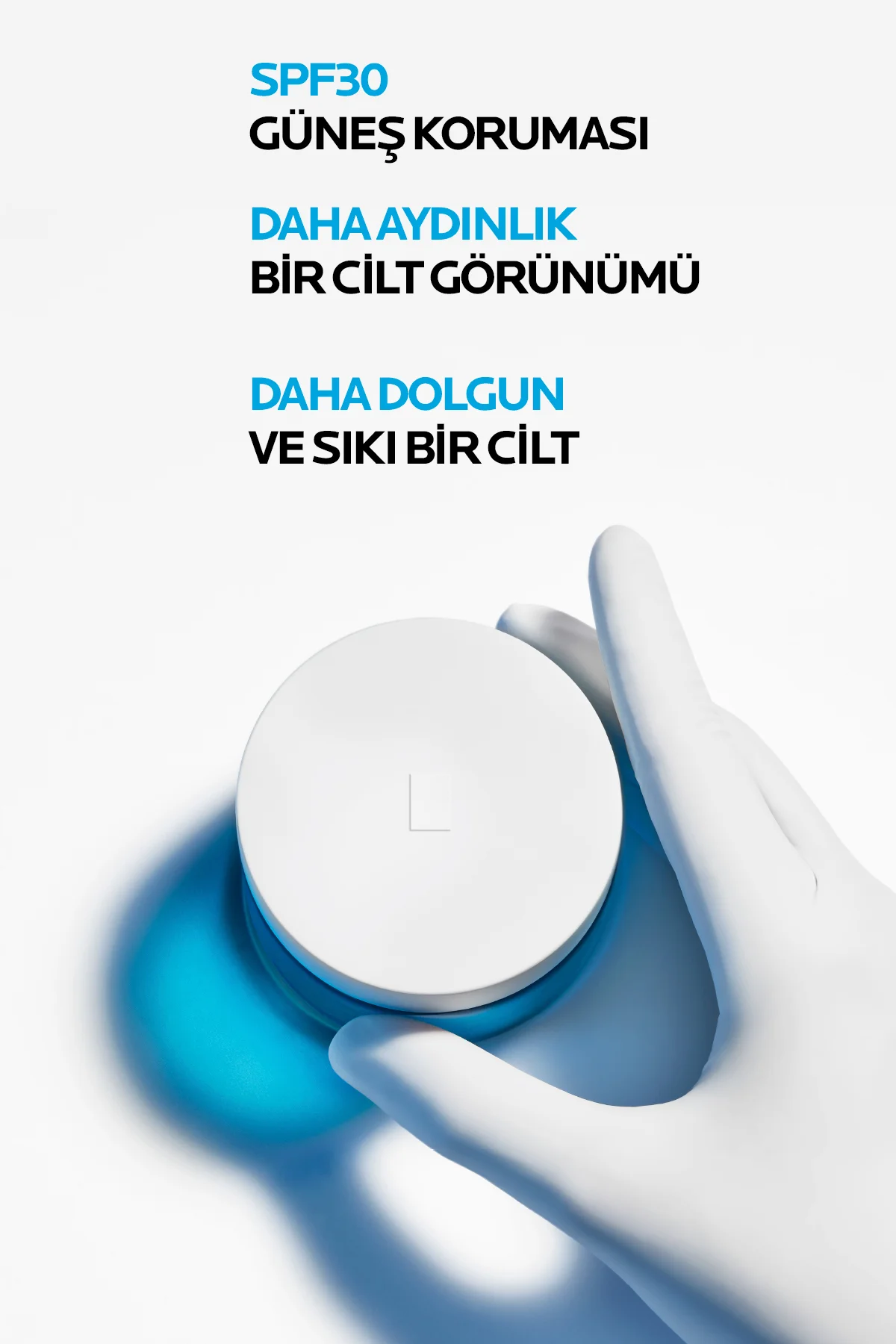 Tüm Cilt Tipleri İçin Kırışıklık Karşıtı & Dolgunlaştırıcı SPF30 