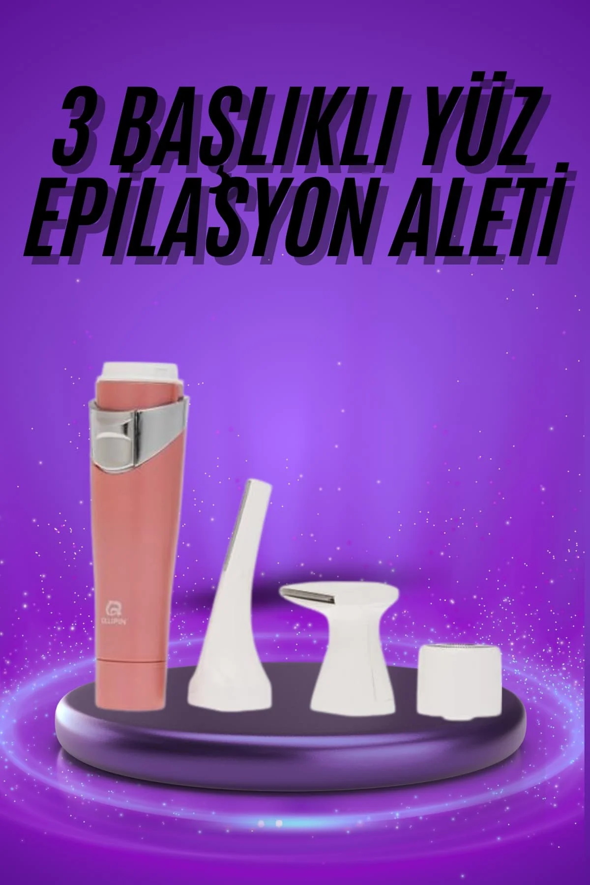 Tüm Cilt Tipleri Için 3 Başlıklı Yüz Çene Kıl Tüy Alma Tüm Cilt T