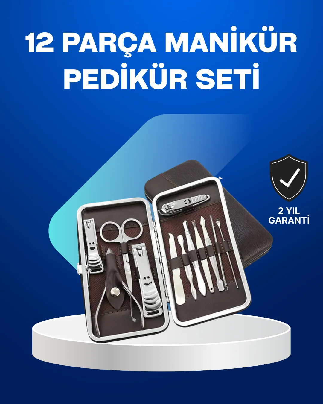 Tüm İhtiyaçlara Uygun Taşınabilir Manikür &amp; Pedikür Seti