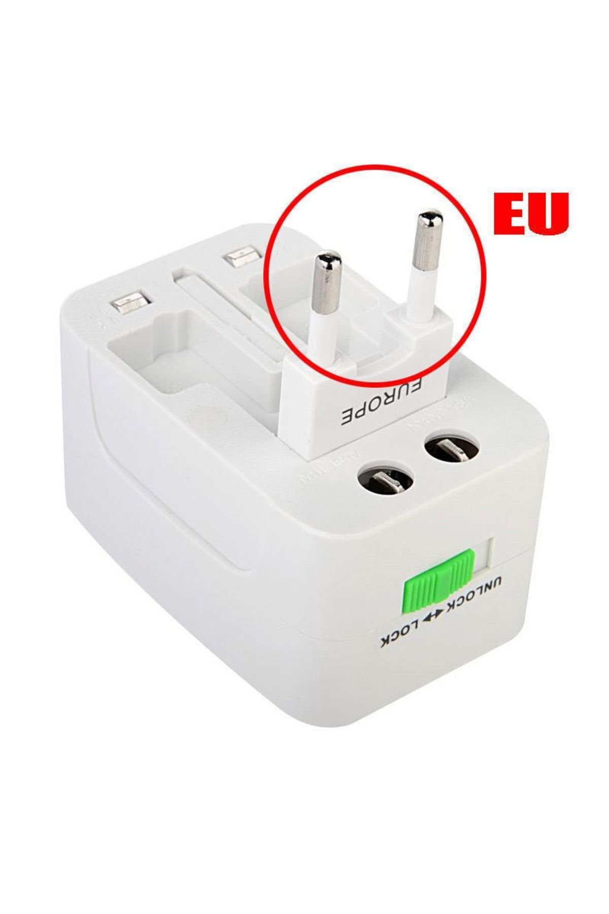 Tüm İlkelere Uyumlu Elektrik Priz Çevirici Fiş Dönüştürücü AXE44-
