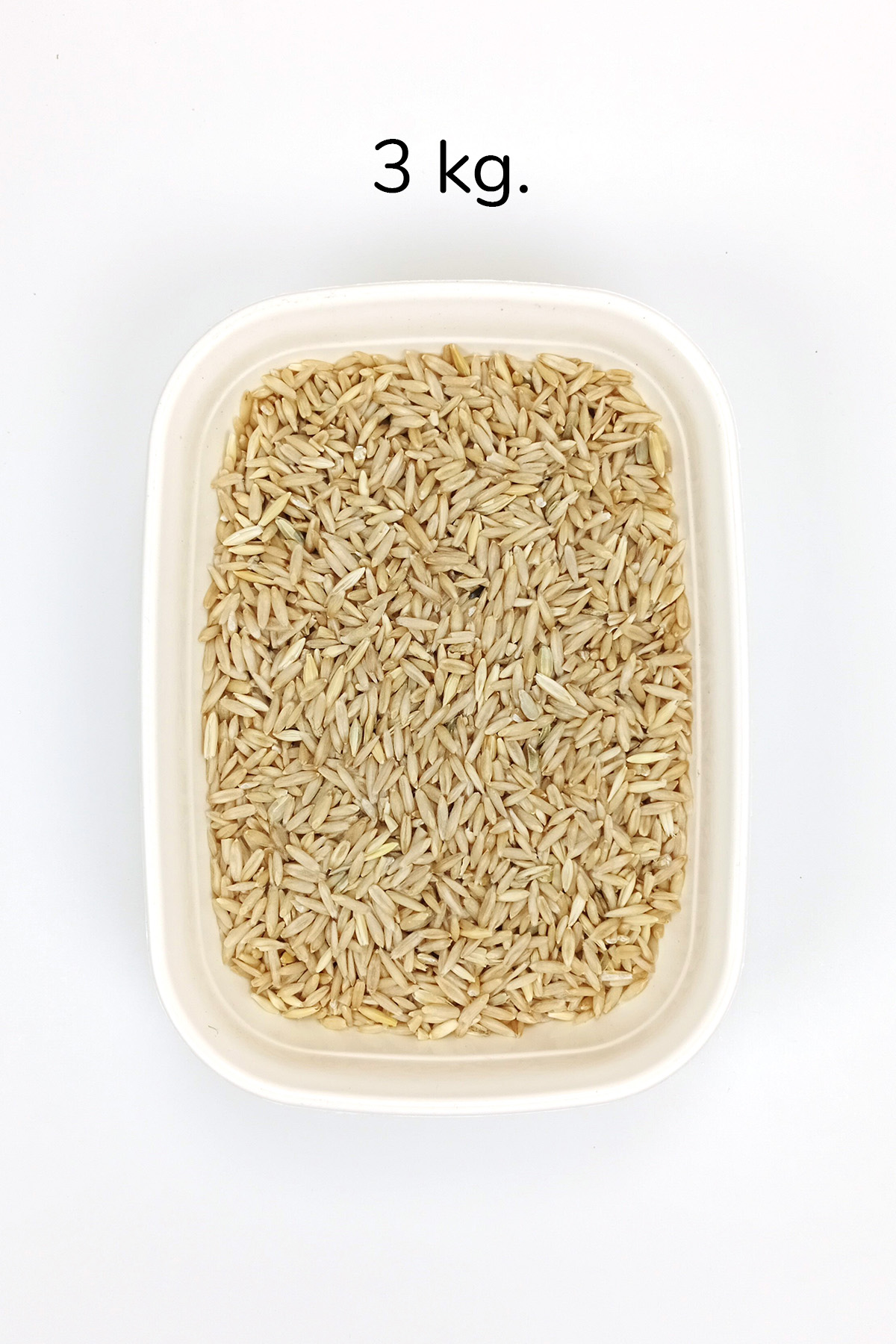 Tüm Kuşlar İçin Doğal Taze Soyulmuş İç Yulaf - 3 kg