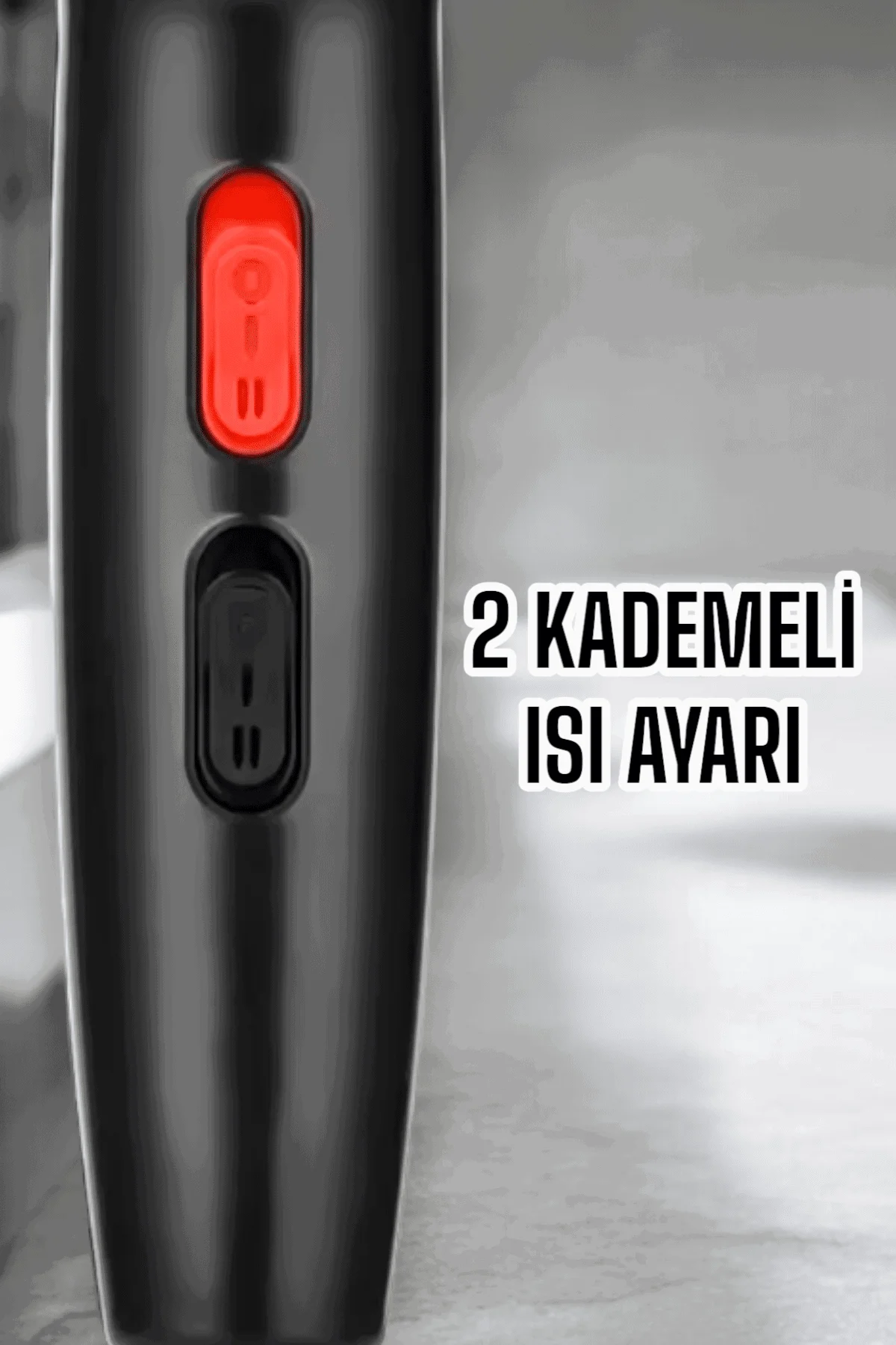 Tüm Saç Tiplerine Uygun, İki Kademeli Hız Ayarlı Fön Makinesi
