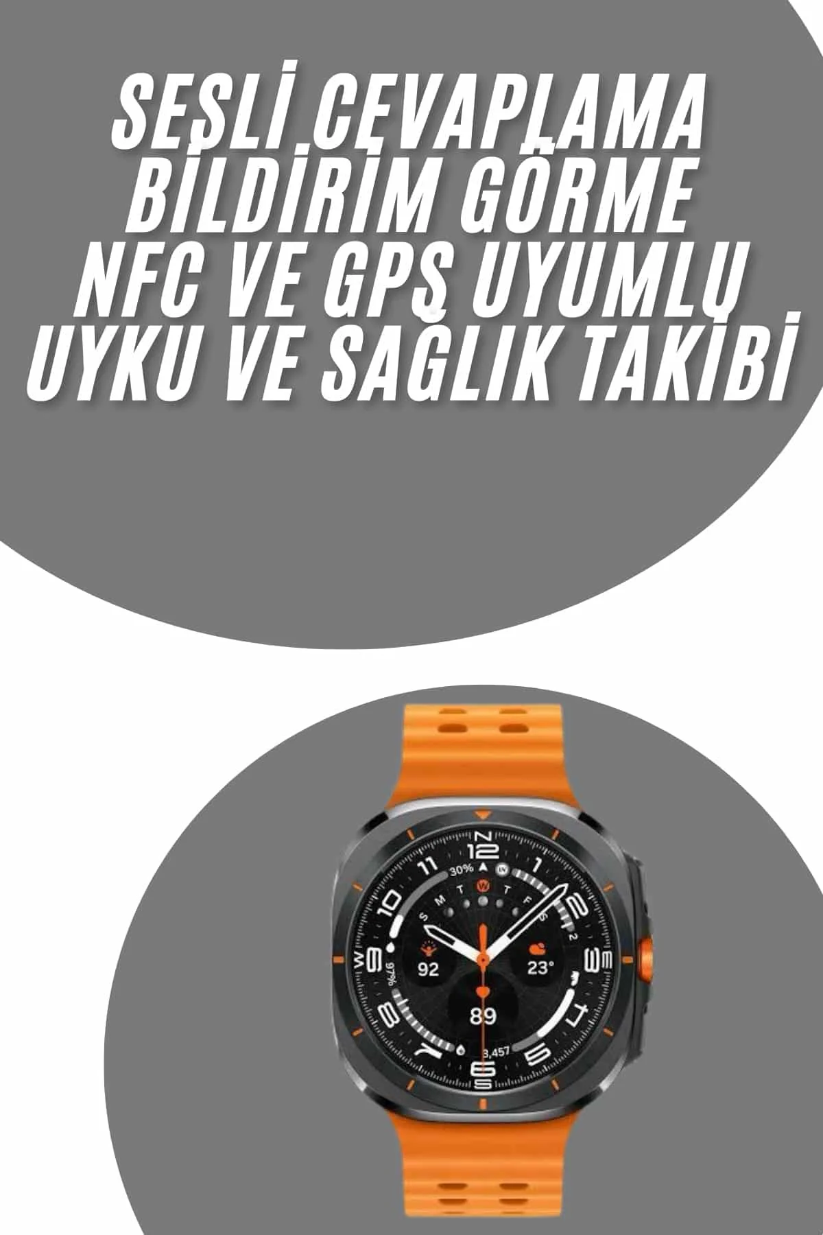 Tüm Telefonlara Uyumlu Akıllı Saat Uyku Ve Sağlık Takibi Nabız Öl
