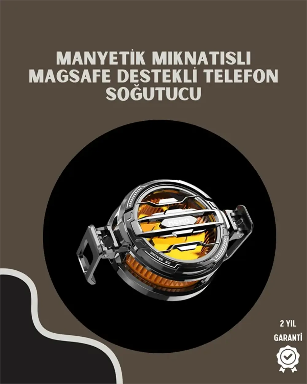 Tüm Telefonlarla Uyumlu Kompakt Soğutucu | Yüksek Performanslı Hı