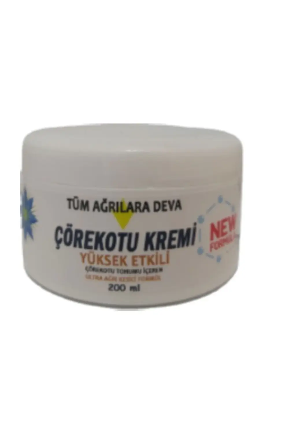 Tüm Vücut Agrıları için Yüksek Etkili Çörekotu Bakım Kremi 200 ml