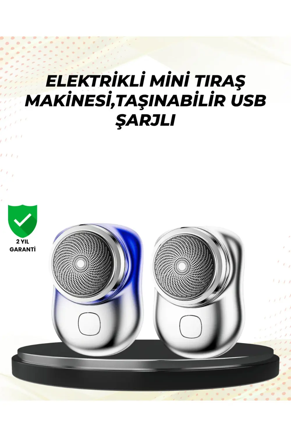 Tüm vücut bölgelerinde kullanılabilen küçük boy tıraş cihazı