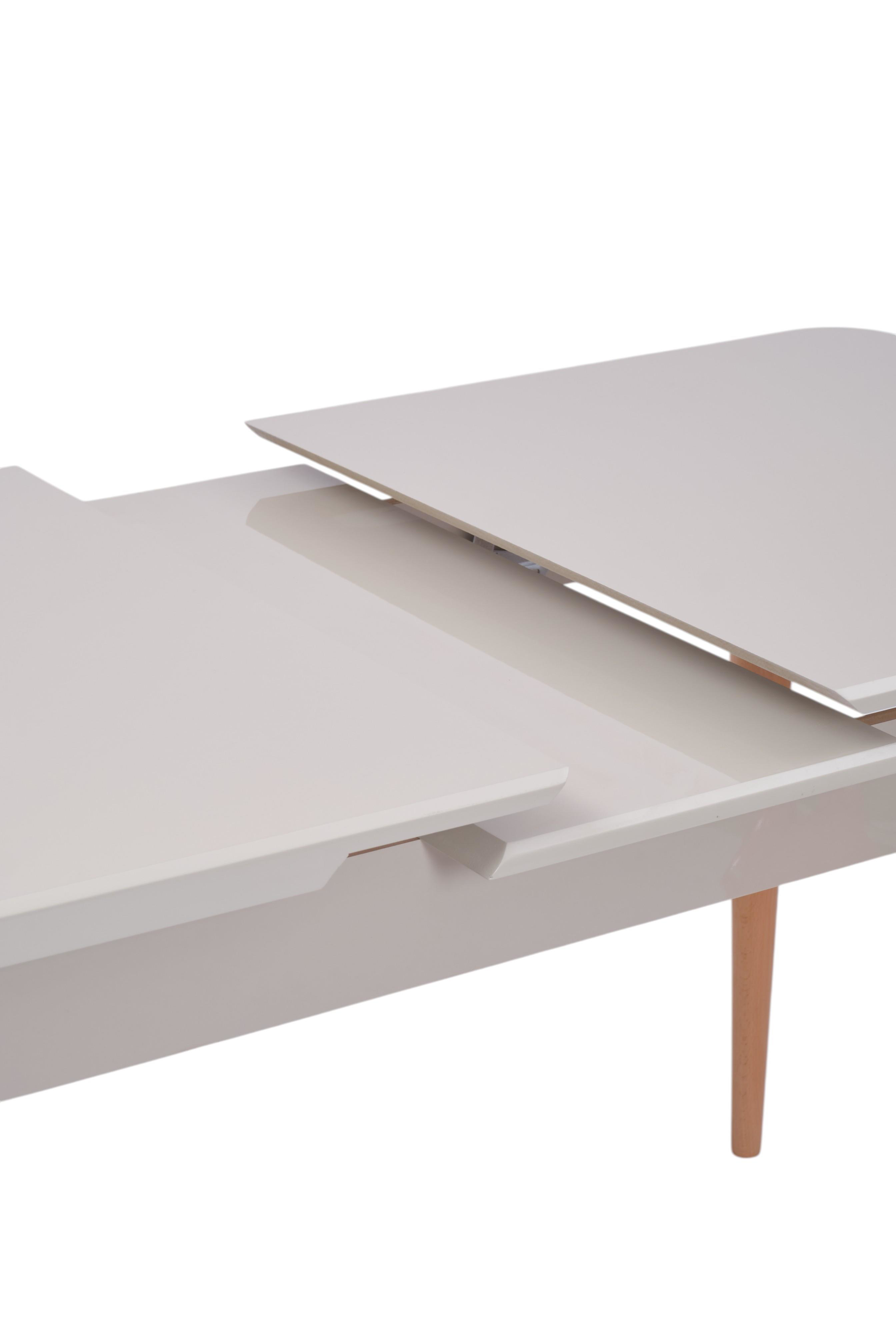 Erezogullari Mobilya Tuna Kum Beji Lak Panel Mdf Mutfak Masa Takimi 80X130