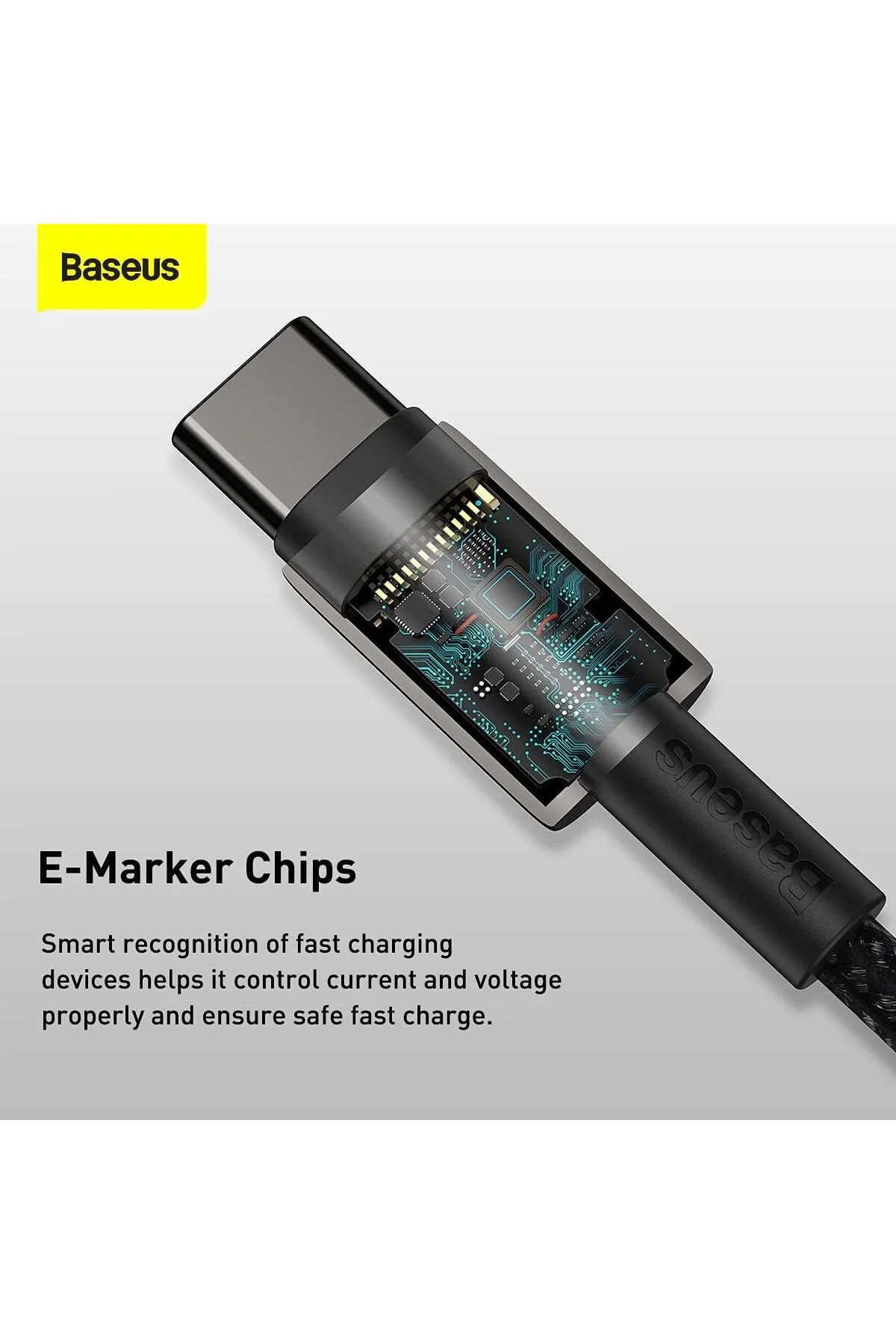 Tungsten Gold Hızlı Şarj Kablosu Type-C to Type-C 100W, 1m, Siyah Tungsten Gold Hızlı Şarj Kablosu Type-C to Type-C 100W, 1m, Siyah