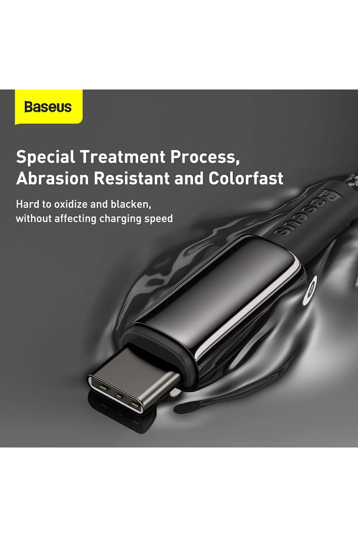 Tungsten Gold Hızlı Şarj Kablosu Type-C to Type-C 100W, 1m, Siyah Tungsten Gold Hızlı Şarj Kablosu Type-C to Type-C 100W, 1m, Siyah