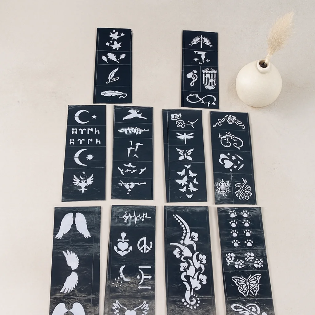 Tüp Kına Desen Şablonu 8x20 cm Fiyatı, Yorumları ve Özellikleri