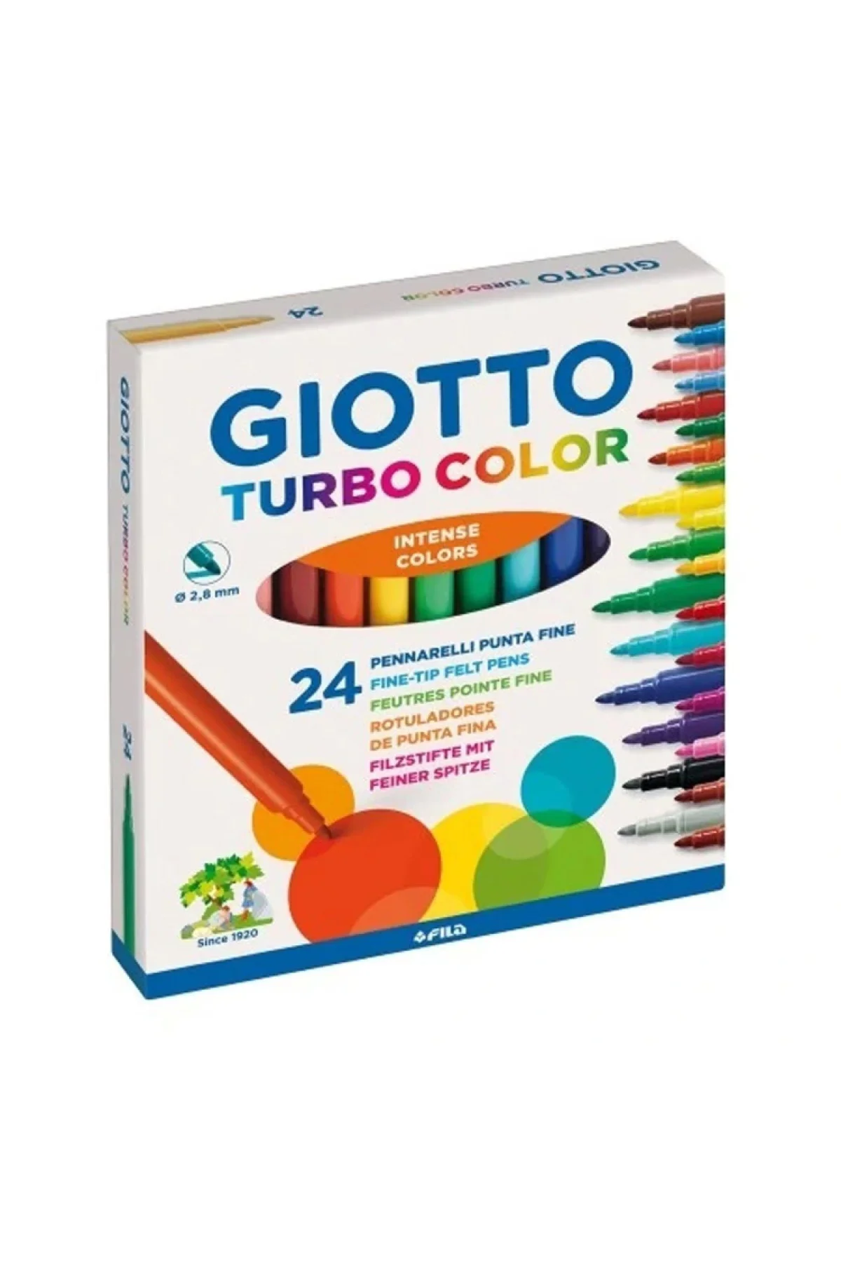 TURBO COLOR KEÇELİ KALEM 24 LÜ 417000