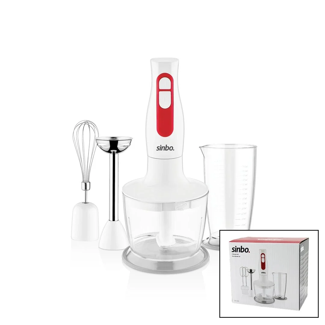 Turbo El Blender Seti Doğrayıcı- Mikser- Blender 2 Kademe Hız 600ml Hazne - 700ml Ölçü Kabı Shb-3100s Bx40 Fiyatı, Yorumları ve Özellikleri