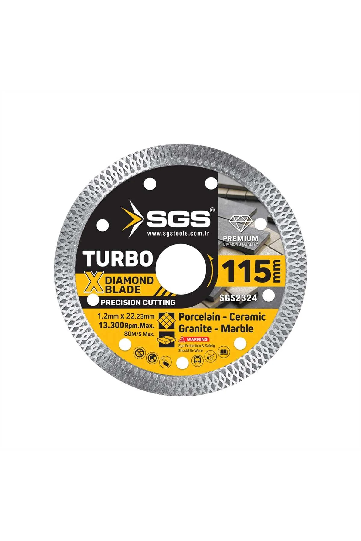 TURBO ELMAS HASSAS KESİCİ (115*1,2 MM)