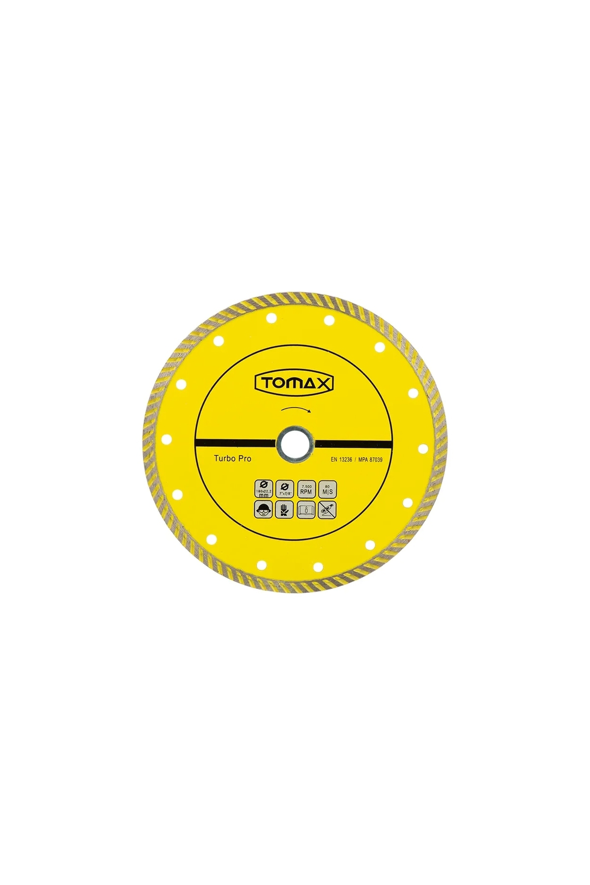 Ynt İthalat Turbo Elmas Mermer Granit Kesici 180X2,2X22