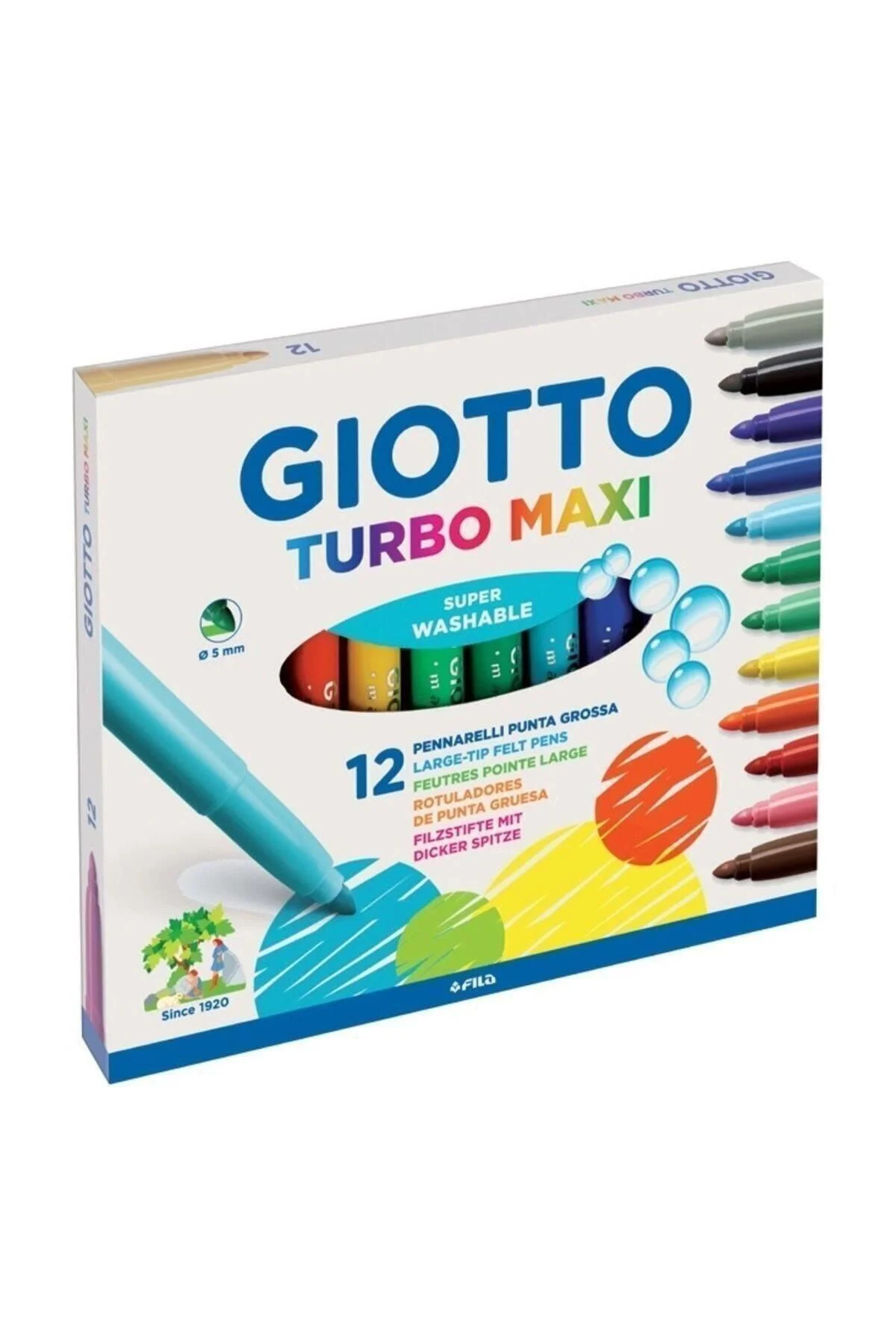 Turbo Maxi 12'li Keçeli Kalem / 454000