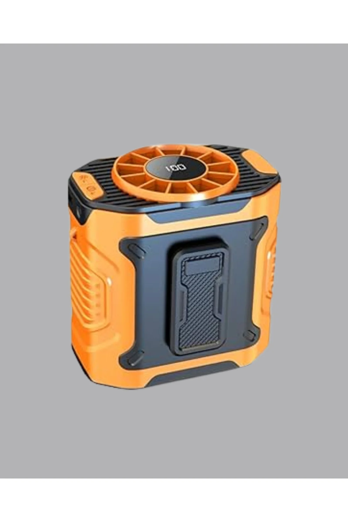 Turbo Mini Taşınabilir Fan – 100 Kademeli Dijital Hız Kontrolü ve Type-C Şarj