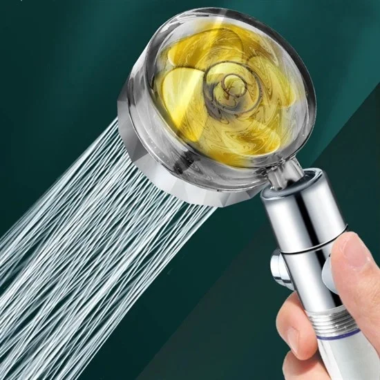 Turbo Pervaneli Ve Filtreli Su Tasarruflu 360 Derece Dönebilen Tazyikli Duş Başlığı Bx40 Fiyatı, Yorumları ve Özellikleri