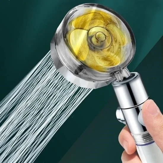 Turbo Pervaneli ve Filtreli Su Tasarruflu 360 Derece Dönebilen Tazyikli Duş Başlığı Fiyatı, Yorumları ve Özellikleri