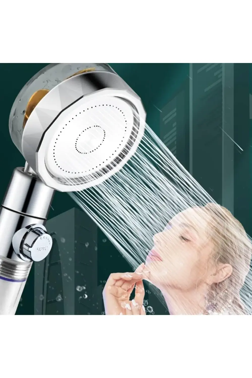 Turbo Pervaneli ve Filtreli Su Tasarruflu 360 Derece Dönebilen Ay