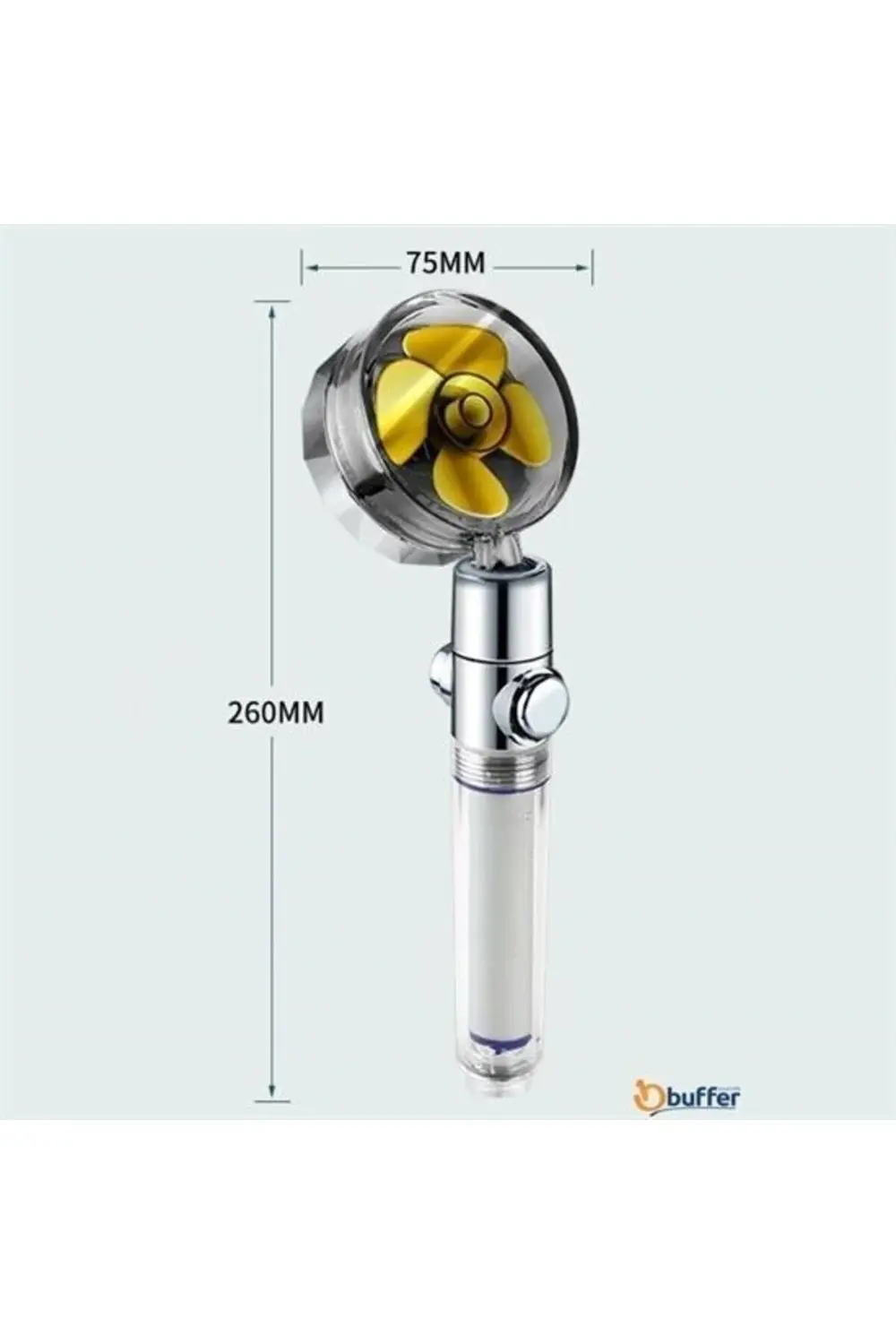 Turbo Pervaneli ve Filtreli Su Tasarruflu 360 Derece Dönebilen Ta