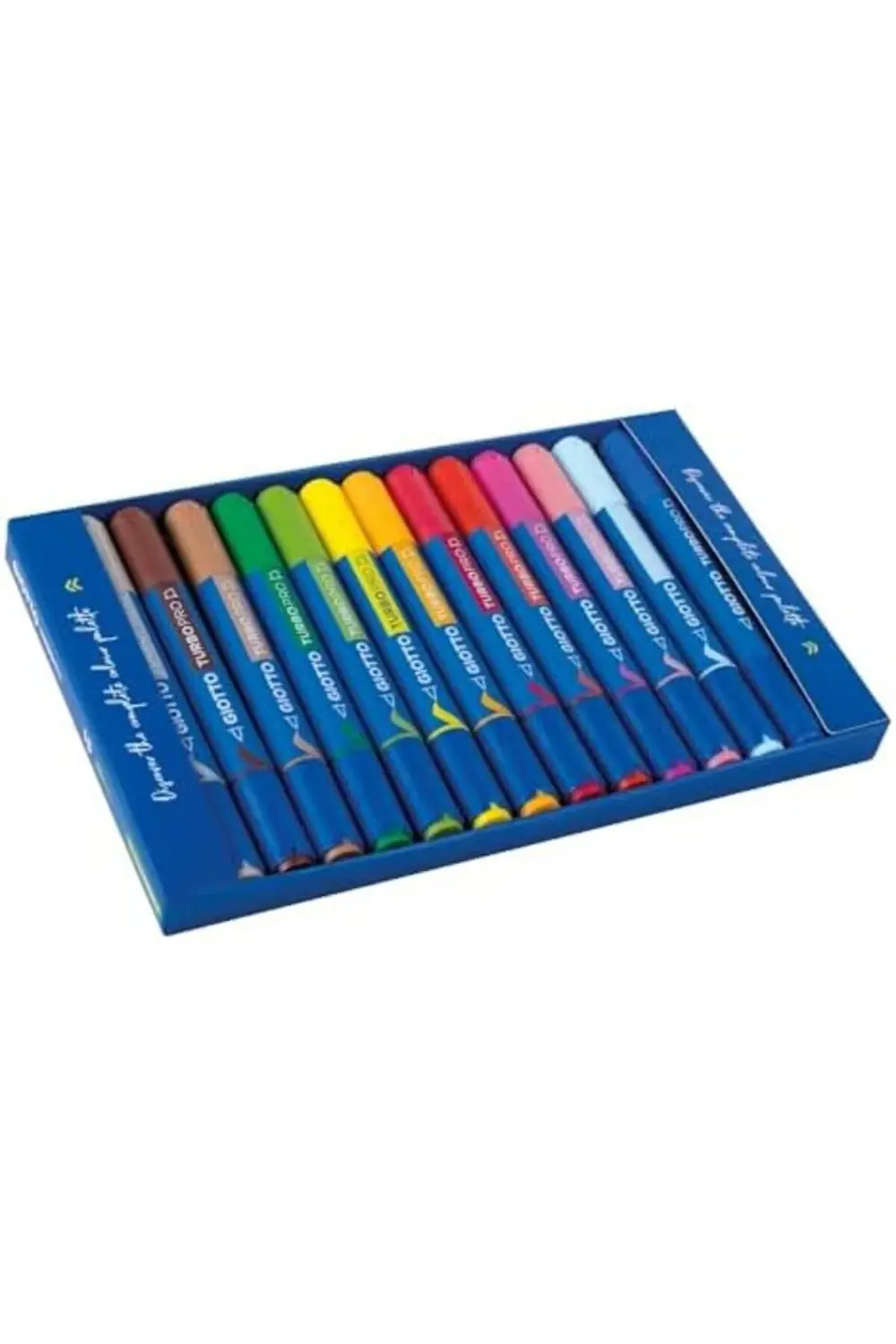 Turbo Pro markör, çift uçlu, yuvarlak şekilli, farklı renklerde,