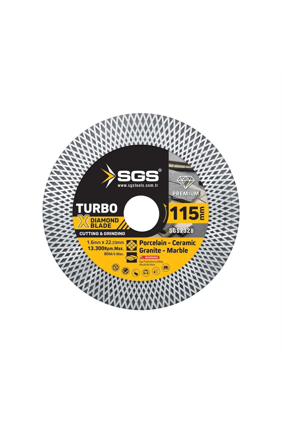 TURBO X ELMAS HASSAS KESİCİ VE TAŞLAYICI (115*1,6 MM)