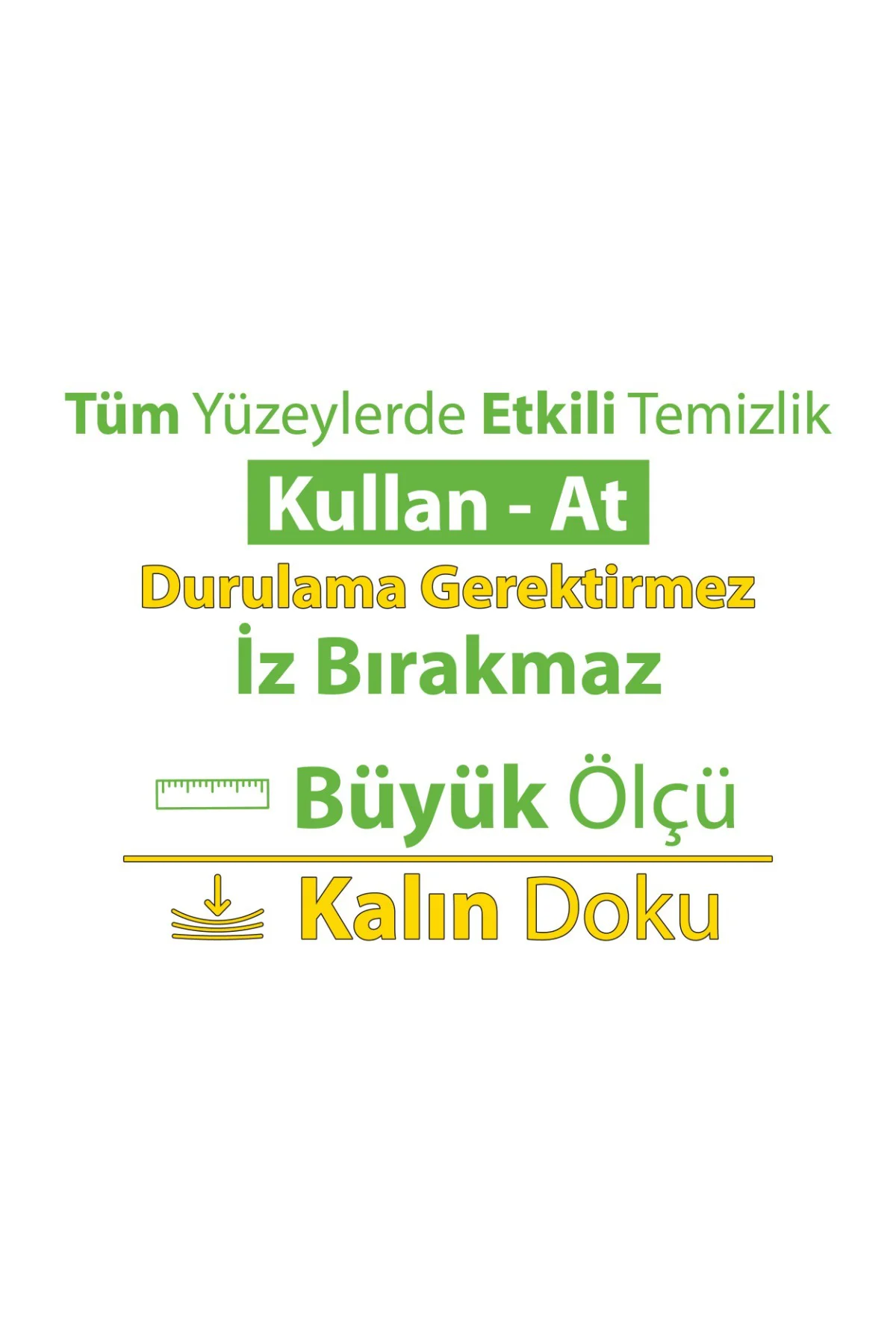 Turco Doğadan Pratik Yüzey Temizlik Havlusu Limon 100 Yaprak Fiyatı, Yorumları ve Özellikleri