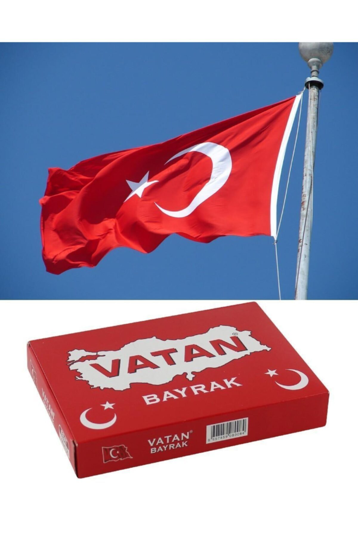 Türk Bayrağı 300x450 Cm Raşel Kumaş Bayrak