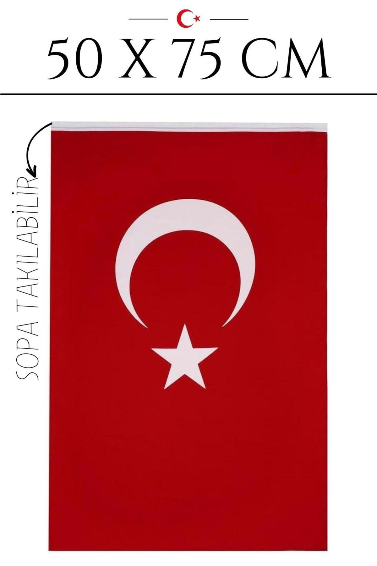 Transformacion Türk Bayrağı Kumaş 50X75cm 718378