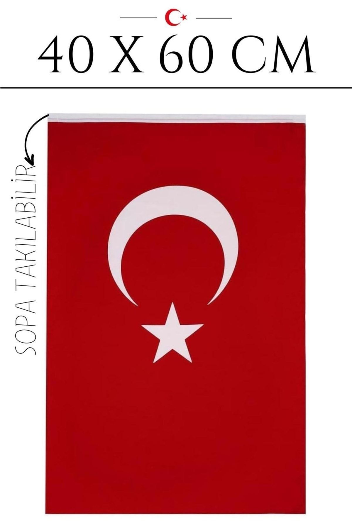 Transformacion Türk Bayrağı Kumaş 40X60cm 718377