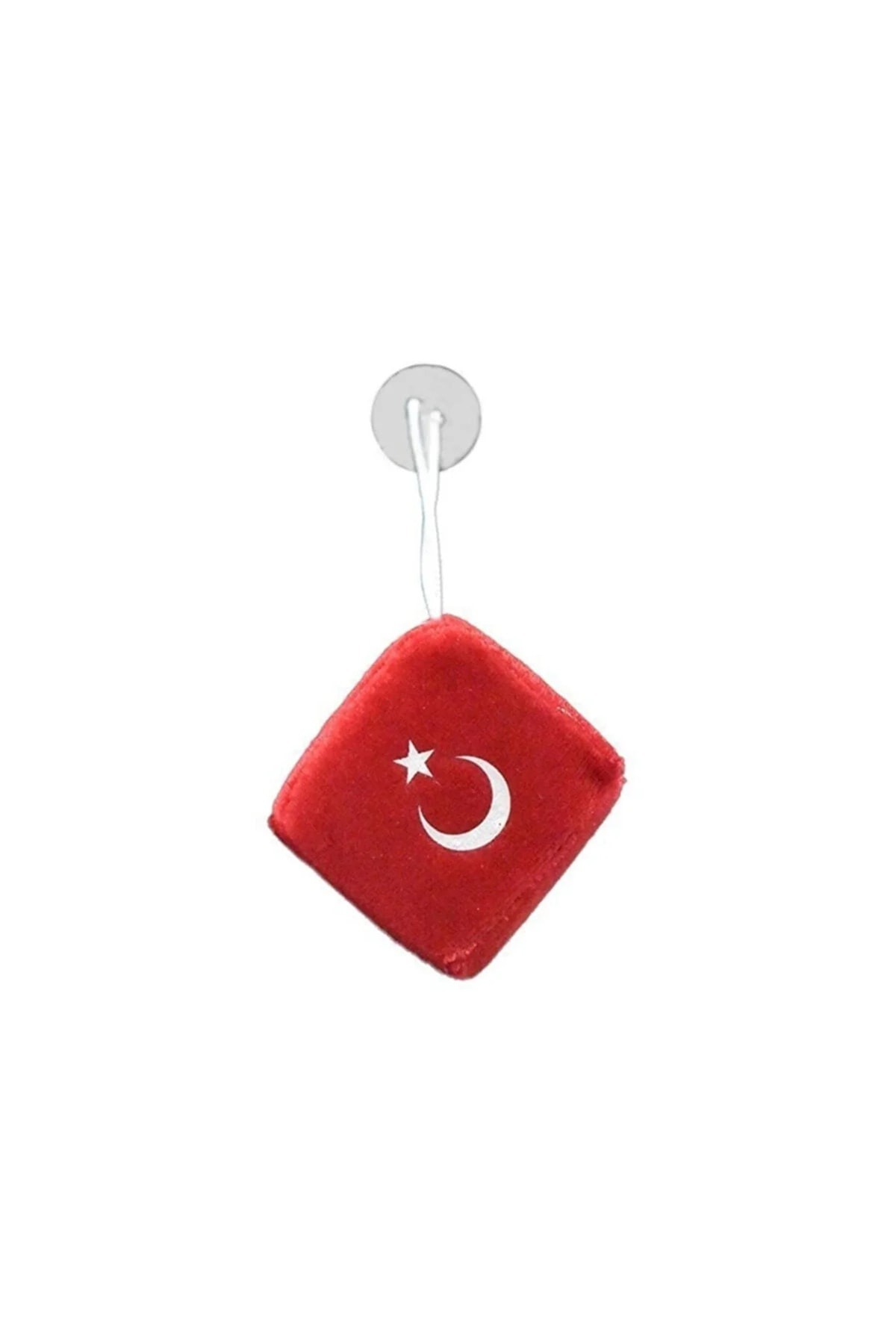 Mahi Max Türk Bayrağı Küp Peluş Araba Süsü