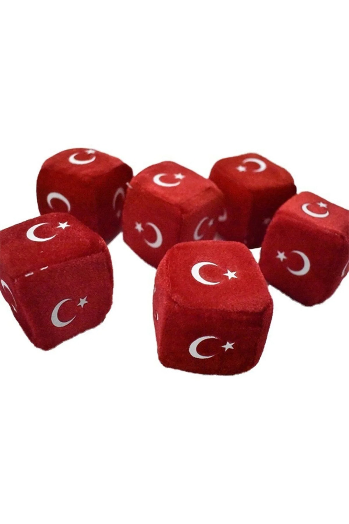 Mahi Max Türk Bayrağı Küp Peluş Araba Süsü