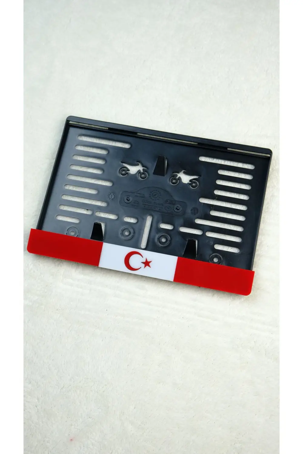 TÜRK BAYRAĞI PLEKSİ MOTOR PLAKALIK Uyumlu