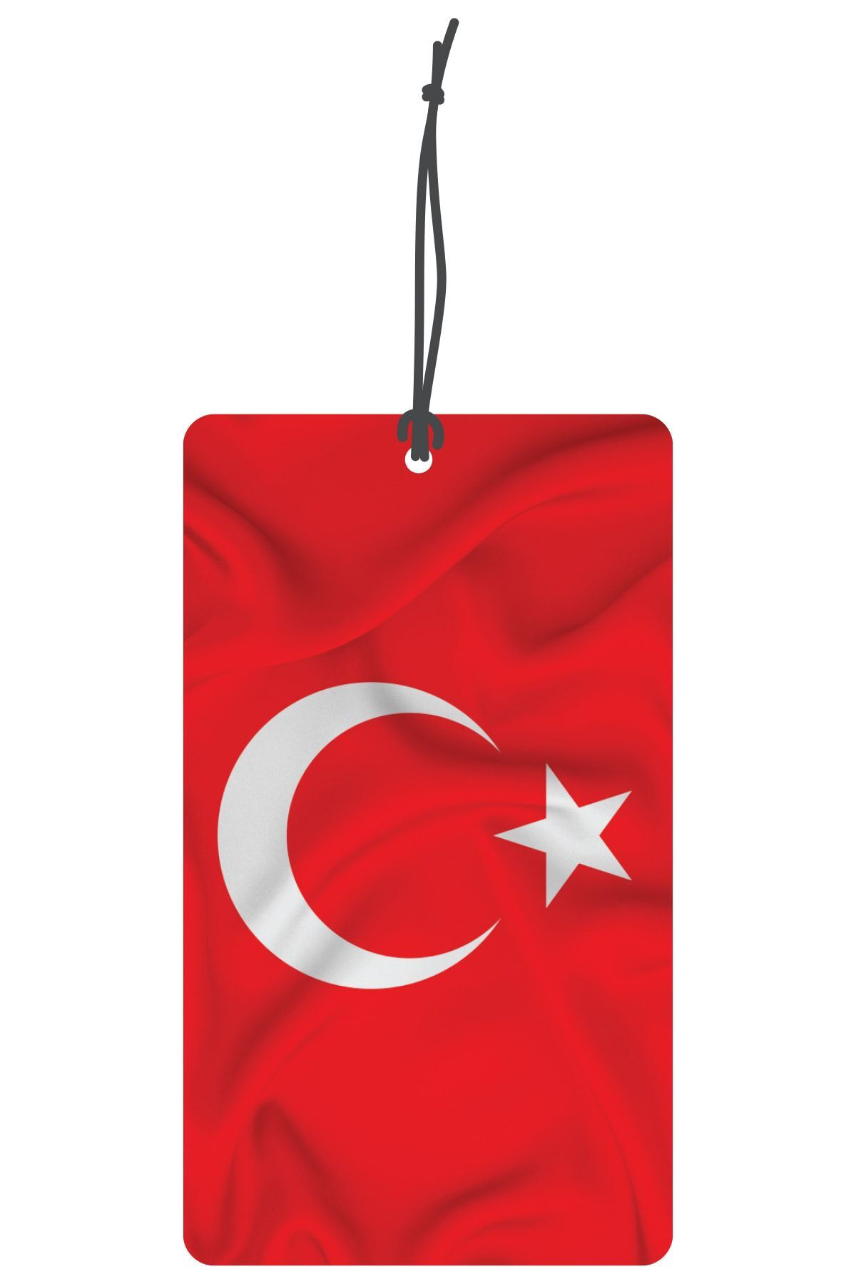 Türk Bayrağı Tasarımlı Dekoratif Oto Kokusu ve Oto Aksesuarı
