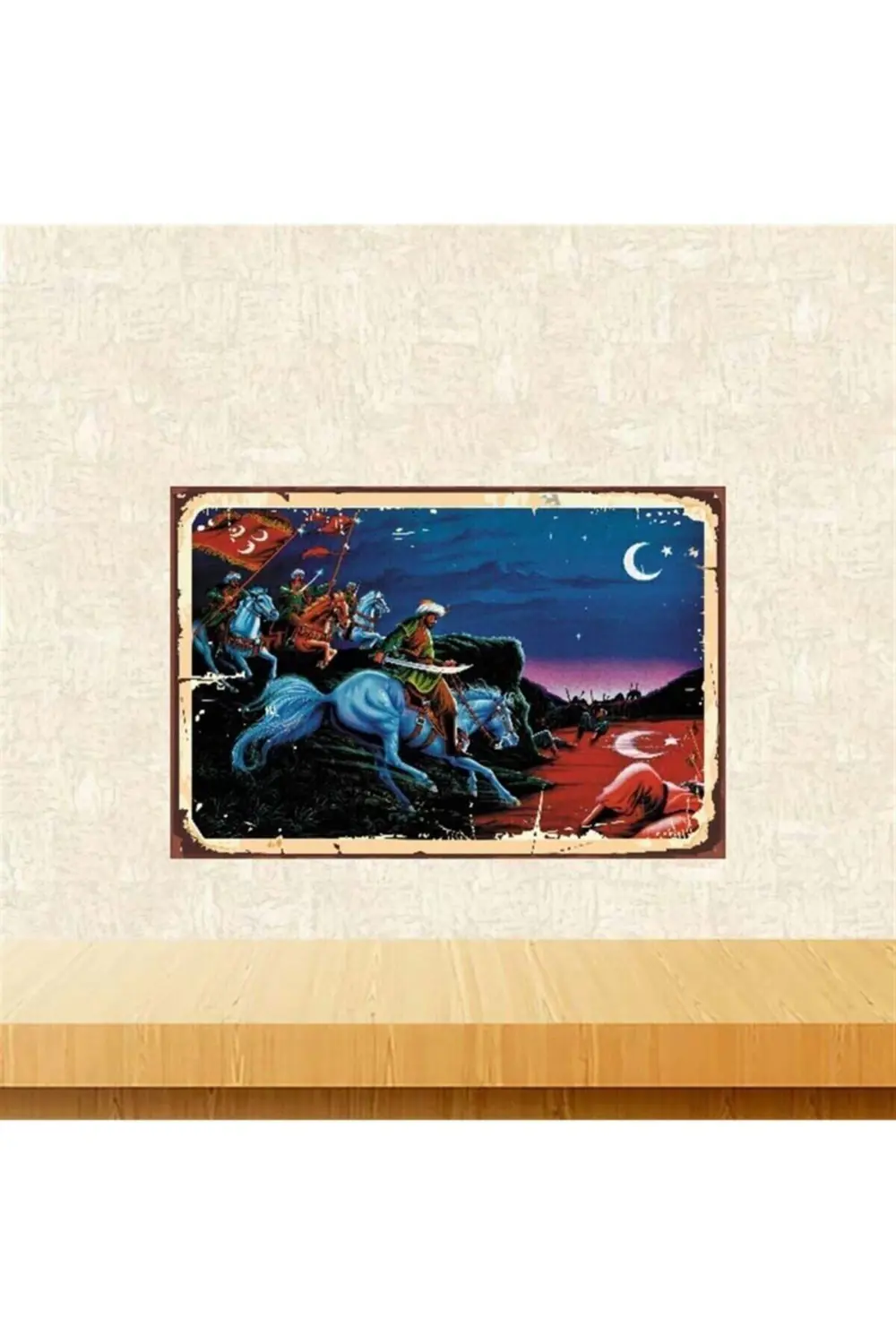 Türk Bayrağının Doğuşu 20-30 Cm Retro Ahşap Poster Fiyatı, Yorumları ve Özellikleri
