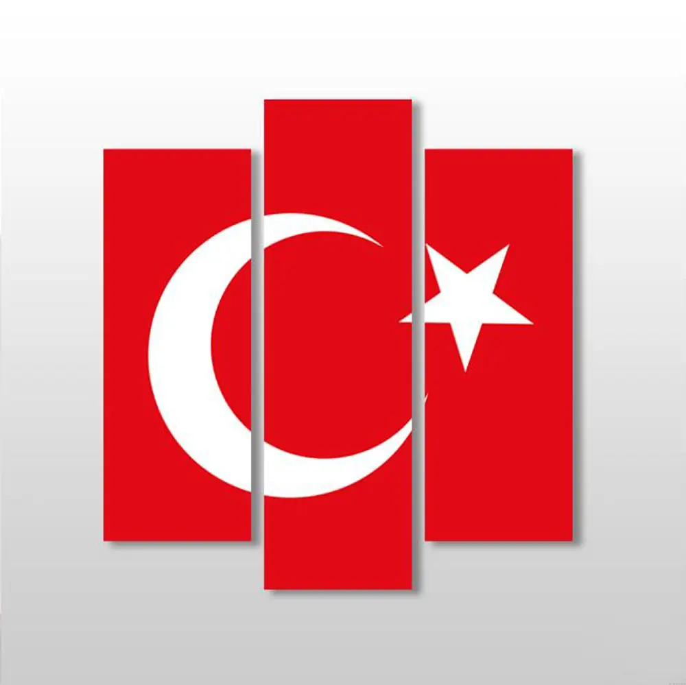 Türk Bayrak Kanvas Tablo Türk Bayrak Kanvas Tablo